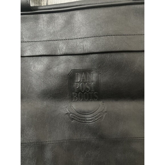 Dan Post Messenger Bag Black Leather - Picture 2 of 4